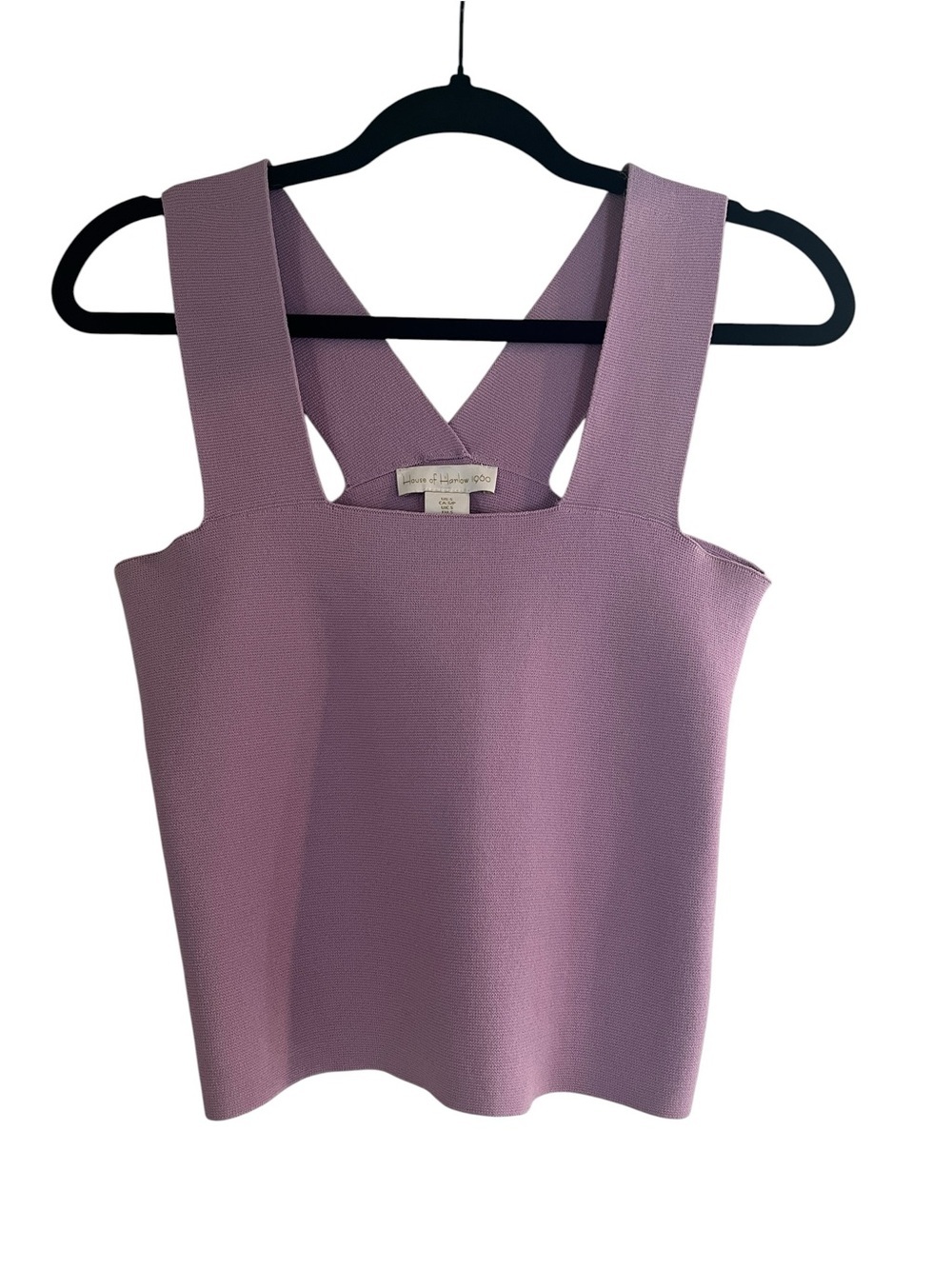 House of Harlow 1960 Knit Top in Lilac Purple- S